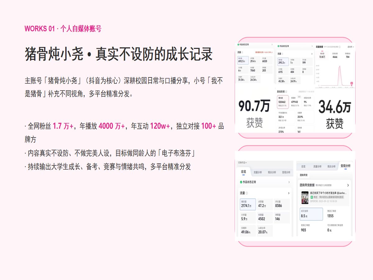 自媒体账号 PPT